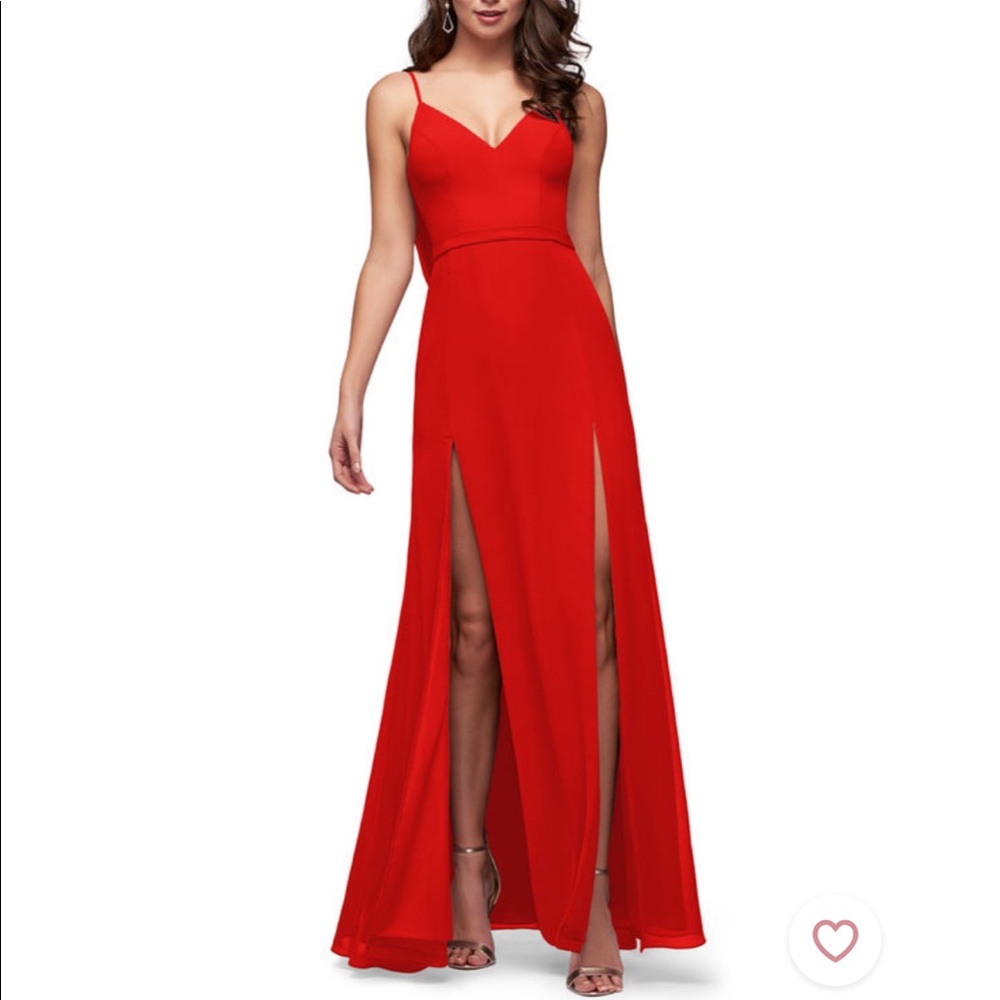 Red Azazie Dress